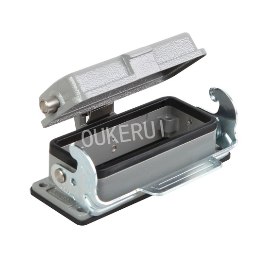 16B skotmontering Enkelt metalhåndtag Heavy Duty konnektorhuse