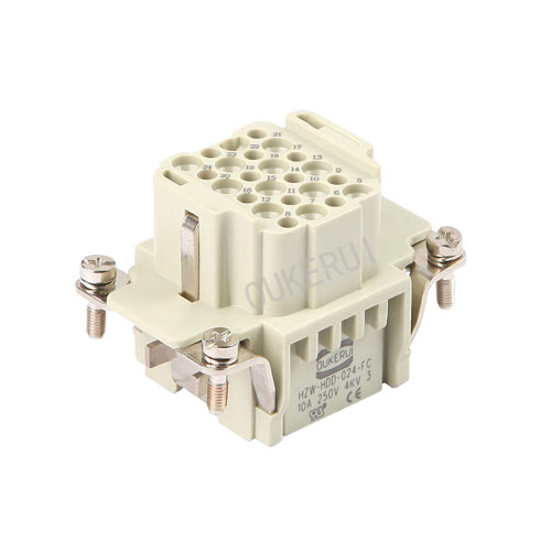 DD 24 250V 10AHeavy Duty Connector Hun-indsats